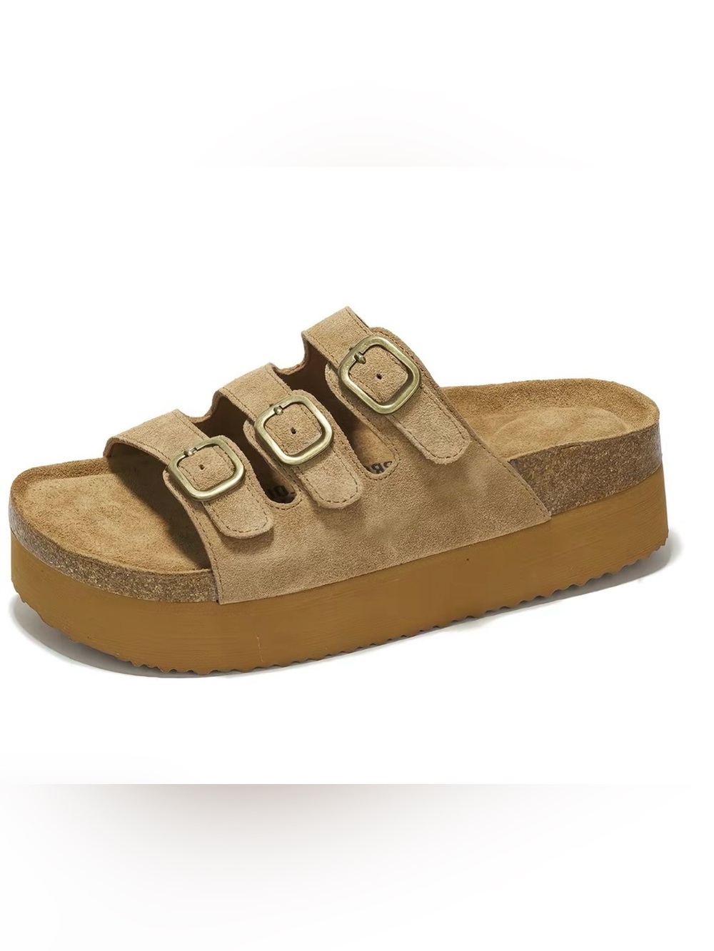 NIB Size 8 Project Cloud DYAN Sandal Leather Chestnut Color